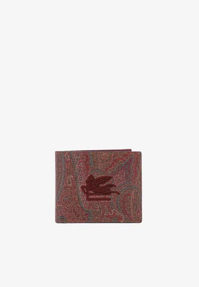 ETRO PAISLEY JACQUARD BI-FOLD WALLET