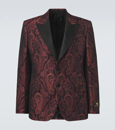 Etro Paisley Jacquard Blazer In Multi