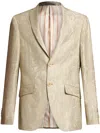 Etro Paisley-jacquard Blazer In Neutrals