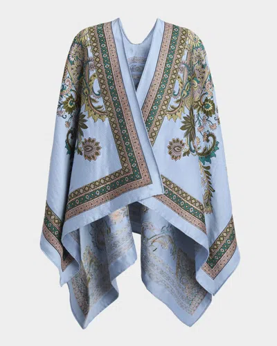 Etro Paisley Jacquard Cape