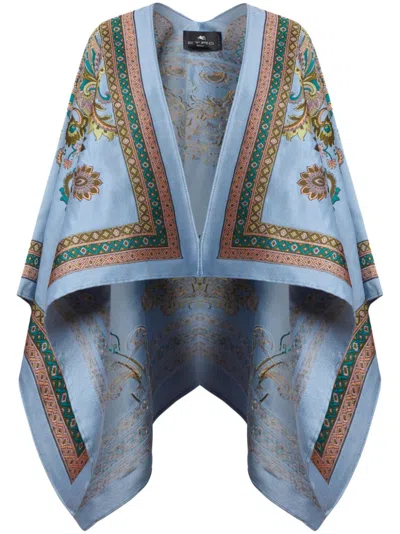 ETRO PAISLEY-JACQUARD CAPE