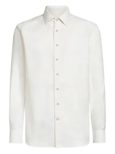 ETRO PAISLEY-JACQUARD COTTON SHIRT