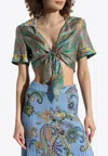 Etro Paisley Shirt In Multicolor