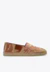 Etro Paisley-print Linen Espadrilles In Nude