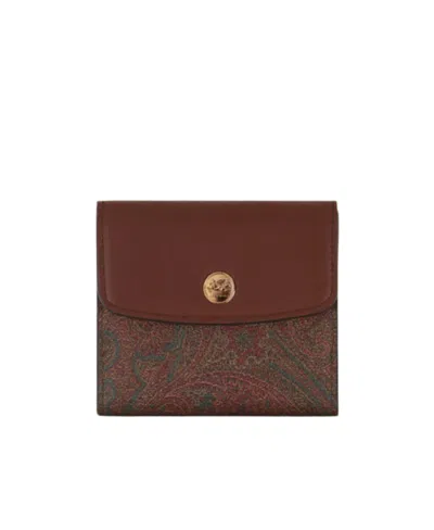 ETRO ETRO PAISLEY JACQUARD FOLD-OVER WALLET
