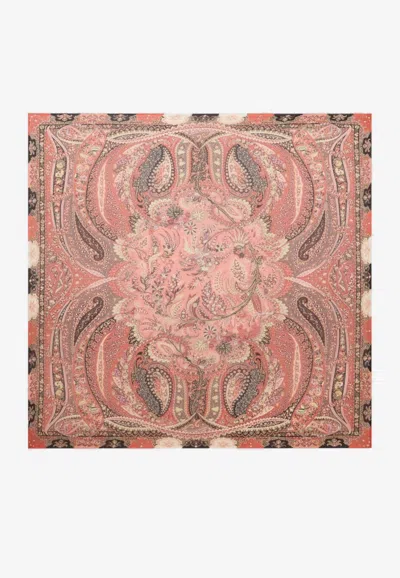 Etro Paisley Jacquard Modal Shawl In Multi