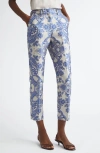 Etro Trouser In Multicolor Blue Base