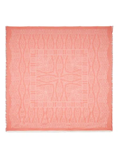 Etro Paisley-jacquard Scarf In Pink