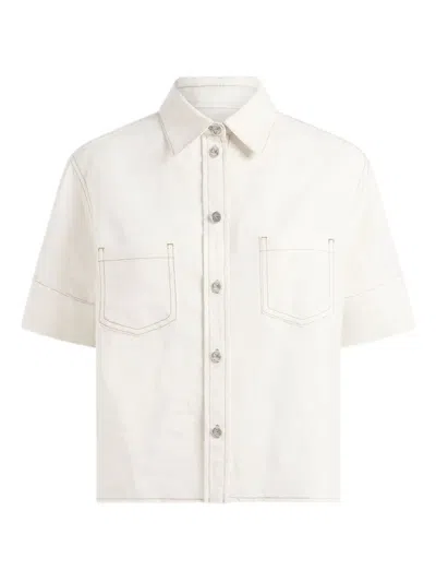 Etro Paisley-jacquard Shirt In White
