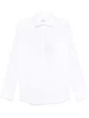 Etro Paisley-jacquard Cotton And Lyocell-blend Shirt In White