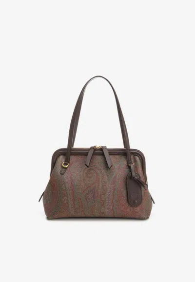 Etro Paisley Jacquard Shoulder Bag In Multi