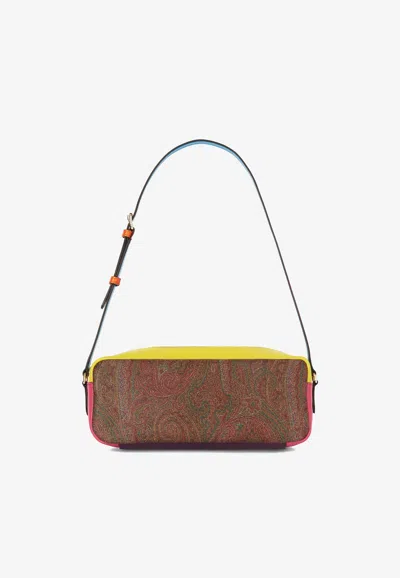 Etro Paisley Jacquard Shoulder Bag In Multicolor
