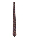 Etro Paisley Jacquard Silk Tie In Blue