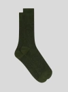 Etro , Leafy Jacquard Socks, Man, Dark Green, Size I In Dark Green