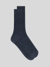 Etro Paisley-jacquard Socks In Navy Blue