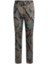 ETRO PAISLEY JACQUARD TAILORED TROUSERS