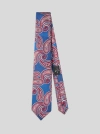 Etro Paisley-jacquard Silk Tie In Purple