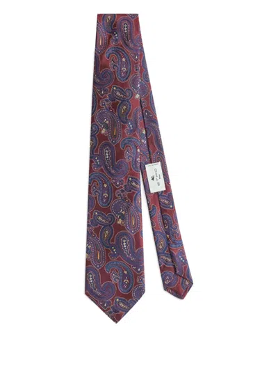 Etro Paisley Jacquard Tie In Multi