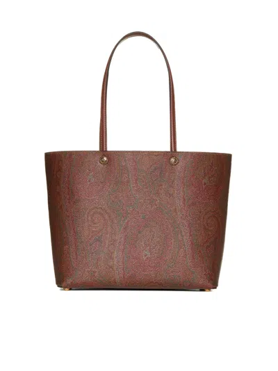 Etro Paisley Jacquard Tote Bag In Multicolor