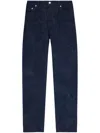 Etro Paisley-jacquard Trousers In Blue