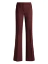 Etro Flared Leg Trousers With Pockets And Loops In Brown