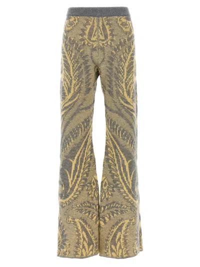 Etro Paisley Jacquard Trousers In Multi