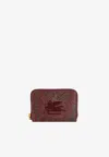 Etro Paisley Jacquard Zip Wallet