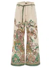 Etro Wide-leg Jeans With Intricate Floral Pattern