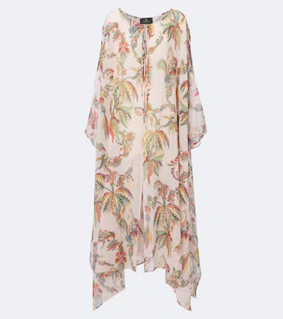 Etro Paisley Kaftan In Multi
