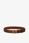 Etro Paisley Pattern Logo Belt In Multicolor