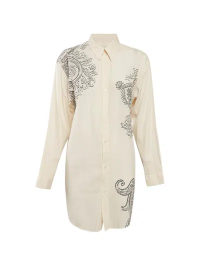Pre-owned Etro Paisley Long-sleeve Shirt In Neutral