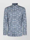 Etro Paisley Long Sleeves Button-down Collar Shirt