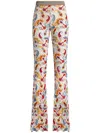 Etro Hose Mit Paisley-makramee In White