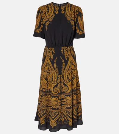 Etro Black Chiffon Polyester Long Dress