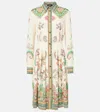 Etro Paisley Midi Dress In Multicoloured