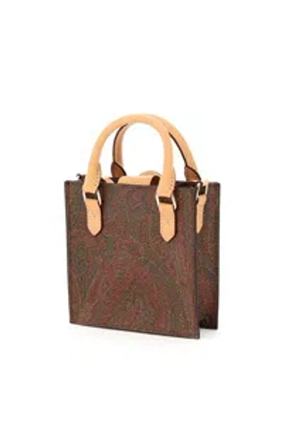 Etro Paisley Mini Satchel In Multicolor