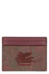 Etro Paisley Motif Card Holder