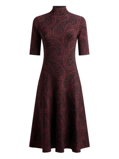 Etro Paisley-motif Midi Dress In Multi