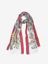 Etro Paisley Motif Scarf In Cherry