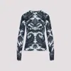 Etro Signature Print Long-sleeved Top In Multicolor