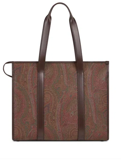ETRO PAISLEY-MOTIF TOTE BAG