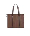 Etro Bauletto Handbag With Paisley Pattern And Leather Lining In Brown