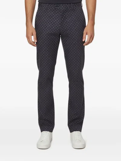 Pre-owned Etro Paisley Panama Trousers In Blue