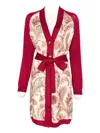 Etro Paisley-panel Cardi-coat In Neutral
