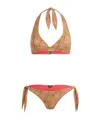 Etro Paisley-pattern Bikini In Multi