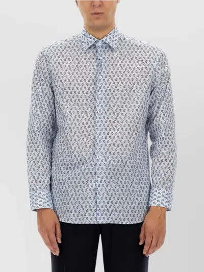 Etro Men's Rome Shirt In Blue
