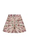 Etro Paisley-pattern Embroidered Shorts In Multi