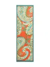 Etro Paisley-pattern Fringed Scarf In Orange