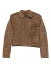 Etro Paisley-pattern Jacket In Brown