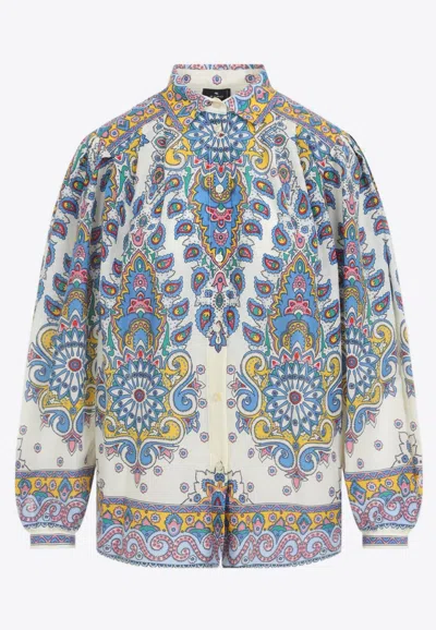 ETRO PAISLEY PATTERN LONG-SLEEVED BLOUSE